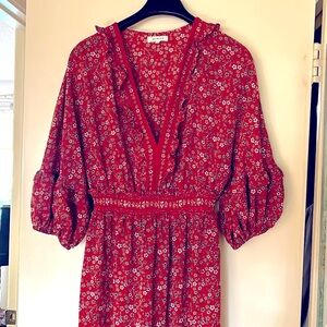 NWOT.  Max studio women’s feminine, boho style, floral lightweight summer dress.